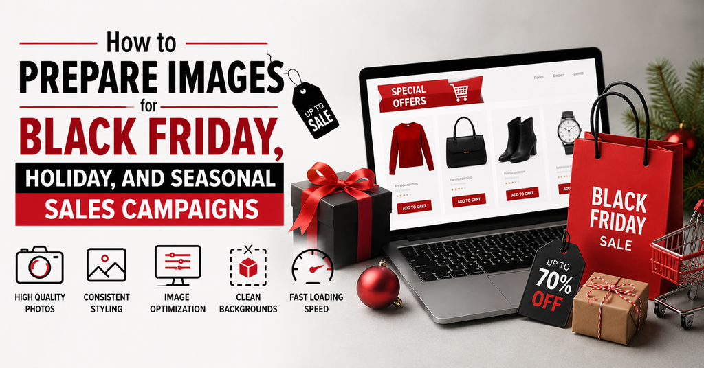 How to Prepare Images for Black Friday, Holiday, and Seasonal Sales Campaigns  - Cover Image